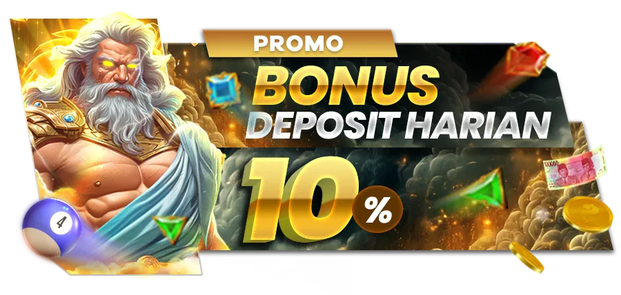 BONUS DEPOSIT HARIAN UP 10%