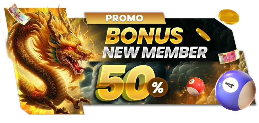 BONUS DEPOSIT NEW MEMBER 50%